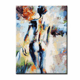 Painting by Numbers Nude Rear View
