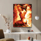 Painting by Numbers Nude Sitting Woman