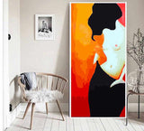 Painting by Numbers Nude Black Skirt