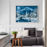 Paint by Numbers Winter Village