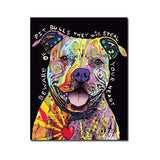 Painting by Numbers Pittbull Dog with Heart