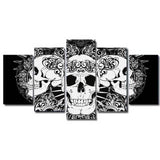 Paint by Numbers Halloween Skull 5-Panel