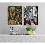 Painting by Numbers Abstract Art Faces Urban World Modern Art