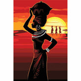 Painting by Numbers Africa Art Wearer