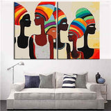Painting by Numbers Africa Women Modern Art2 Panel (Duo)