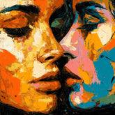 Painting by Numbers Art Man and Woman Together