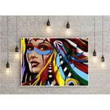 Painting by Numbers Painting Art Woman Indian American