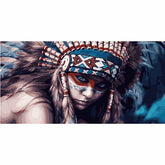 Painting by Numbers Woman Native American Tradition North America