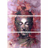 Painting by Numbers Buddha Southeast Asia 3-Panel (Triptych)