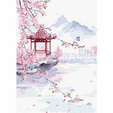 Painting by Numbers China Cherry Blossom Landscape