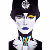 Painting by Numbers Modern Art Woman Colorful Face