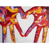 Painting by Numbers Modern Art Hands