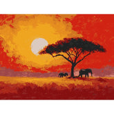 Painting by Numbers Africa Tree