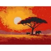 Painting by Numbers Africa Tree