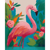 Painting by Numbers Roses Flamingo