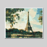 Paint by Numbers Eiffel Tower Paris