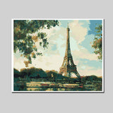Paint by Numbers Eiffel Tower Paris