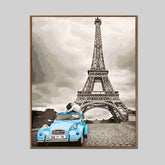 Painting by Numbers Eiffel Tower and 2Cv