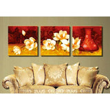 Painting by Numbers Triptych Still Life