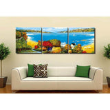 Paint by Numbers Triptych Bay