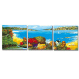 Paint by Numbers Triptych Bay