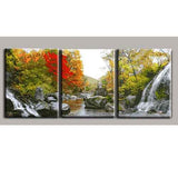 Painting by Numbers Triptych Waterfall