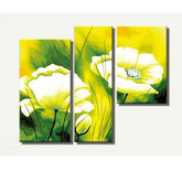 Paint by Numbers Triptych Flowers
