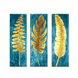 Paint by Numbers for Adults Three Tree Leaves Triptych