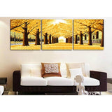 Painting by Numbers Autumn Alley Triptych