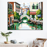 Painting by numbers Venice