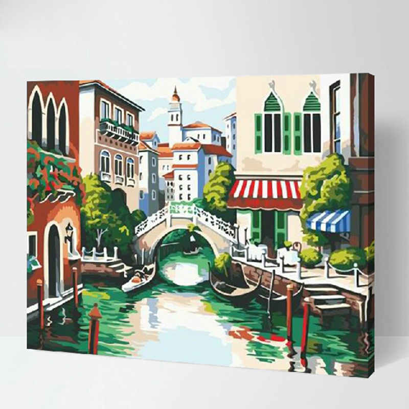Painting by numbers Venice