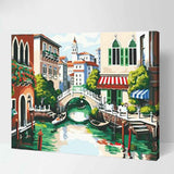 Painting by numbers Venice