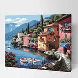 Painting by Numbers Lago Maggiore italy