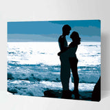 Painting by Numbers Pictures of Lovers by The Sea Landscape