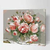 Painting by Numbers Pictures of Pink Peonies Bouquet