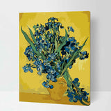 Paint by Numbers Purple Irises