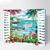 Painting by Numbers for Adults Sea View