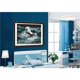 Painting by Numbers for Adults Horse Sea