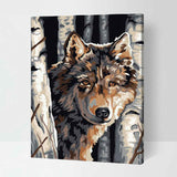 Painting by Numbers Wolf Motif for Adults