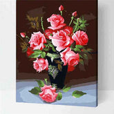 Paint by Numbers for Adults Pink Roses