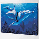 Painting by Numbers for Adults Dolphins