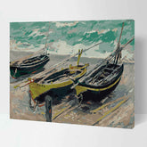 Painting by Numbers for Adults Fishing Boats
