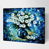 Painting by Numbers Flowers Daisies and Cornflowers
