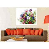 Paint by Numbers for Adults Pansies