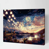 Paint by Numbers Pictures Fireworks