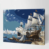 Painting by Numbers Windjammer in The Storm