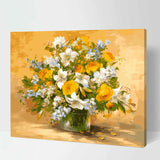 Painting by Numbers Pictures Colorful Bouquet of Flowers