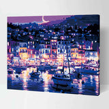 Painting by Numbers Boats At Night