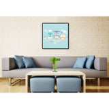 Painting by Numbers for Adults Animals Comic Owls Friends