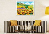 Painting by Numbers Sunflowers